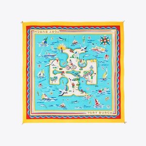 Tor Burch Silk Square Scarf BNWT!